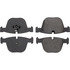 104.09193 by CENTRIC - Posi Quiet Semi-Metallic Brake Pads with Hardware