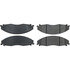 104.09210 by CENTRIC - Posi Quiet Semi-Metallic Brake Pads with Hardware