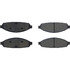 104.09310 by CENTRIC - Posi Quiet Semi-Metallic Brake Pads with Hardware
