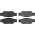 104.09330 by CENTRIC - Posi Quiet Semi-Metallic Brake Pads