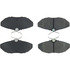 104.09440 by CENTRIC - Posi Quiet Semi-Metallic Brake Pads with Hardware