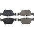 104.09460 by CENTRIC - Posi Quiet Semi-Metallic Brake Pads with Hardware