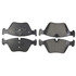 104.09470 by CENTRIC - Posi Quiet Semi-Metallic Brake Pads with Hardware