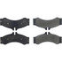 104.09490 by CENTRIC - Posi Quiet Semi-Metallic Brake Pads