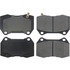 104.09600 by CENTRIC - Posi Quiet Semi-Metallic Brake Pads with Hardware