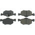 104.08430 by CENTRIC - Posi Quiet Semi-Metallic Brake Pads with Hardware