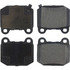 104.09610 by CENTRIC - Posi Quiet Semi-Metallic Brake Pads with Hardware