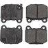 104.09611 by CENTRIC - Posi Quiet Semi-Metallic Brake Pads with Hardware