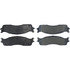 104.09650 by CENTRIC - Posi Quiet Semi-Metallic Brake Pads with Hardware