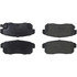 104.1008 by CENTRIC - Posi Quiet Semi-Metallic Brake Pads with Hardware