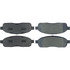 104.10110 by CENTRIC - Posi Quiet Semi-Metallic Brake Pads with Hardware