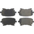 104.10180 by CENTRIC - Posi Quiet Semi-Metallic Brake Pads with Hardware