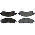 104.10190 by CENTRIC - Posi Quiet Semi-Metallic Brake Pads with Hardware