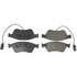 104.10240 by CENTRIC - Posi Quiet Semi-Metallic Brake Pads with Hardware