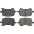 104.10280 by CENTRIC - Posi Quiet Semi-Metallic Brake Pads with Hardware