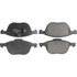 104.10440 by CENTRIC - Posi Quiet Semi-Metallic Brake Pads with Hardware