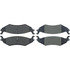 104.10460 by CENTRIC - Posi Quiet Semi-Metallic Brake Pads with Hardware