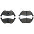 104.10550 by CENTRIC - Posi Quiet Semi-Metallic Brake Pads