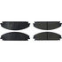 104.10580 by CENTRIC - Posi Quiet Semi-Metallic Brake Pads with Hardware