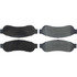 104.10670 by CENTRIC - Posi Quiet Semi-Metallic Brake Pads with Hardware