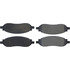 104.10680 by CENTRIC - Posi Quiet Semi-Metallic Brake Pads with Hardware