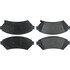 104.10760 by CENTRIC - Posi Quiet Semi-Metallic Brake Pads with Hardware