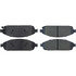 104.10800 by CENTRIC - Posi Quiet Semi-Metallic Brake Pads with Hardware