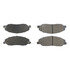 104.1081 by CENTRIC - Posi Quiet Semi-Metallic Brake Pads with Hardware