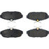 104.10820 by CENTRIC - Posi Quiet Semi-Metallic Brake Pads with Hardware