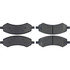 104.10840 by CENTRIC - Posi Quiet Semi-Metallic Brake Pads with Hardware