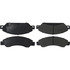 104.10920 by CENTRIC - Posi Quiet Semi-Metallic Brake Pads with Hardware