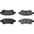 104.1101 by CENTRIC - Posi Quiet Semi-Metallic Brake Pads with Hardware