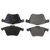 104.11110 by CENTRIC - Posi Quiet Semi-Metallic Brake Pads with Hardware