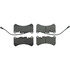 104.11162 by CENTRIC - Posi Quiet Semi-Metallic Brake Pads