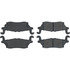 104.11200 by CENTRIC - Posi Quiet Semi-Metallic Brake Pads with Hardware