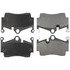 104.11340 by CENTRIC - Posi Quiet Semi-Metallic Brake Pads with Hardware