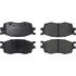 Centric 104.11560 Disc Brake Pad Set Posi Quiet Semi-Metallic Brake Pads with Hardware