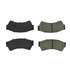 104.11640 by CENTRIC - Posi Quiet Semi-Metallic Brake Pads with Hardware