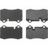 104.11660 by CENTRIC - Posi Quiet Semi-Metallic Brake Pads