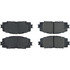 104.11840 by CENTRIC - Posi Quiet Semi-Metallic Brake Pads with Hardware