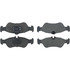 104.12290 by CENTRIC - Posi Quiet Semi-Metallic Brake Pads with Hardware