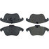 104.12410 by CENTRIC - Posi Quiet Semi-Metallic Brake Pads with Hardware