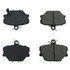 104.12520 by CENTRIC - Posi Quiet Semi-Metallic Brake Pads