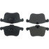 104.12570 by CENTRIC - Posi Quiet Semi-Metallic Brake Pads with Hardware