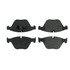 104.12600 by CENTRIC - Posi Quiet Semi-Metallic Brake Pads with Hardware