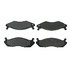 104.02030 by CENTRIC - Posi Quiet Semi-Metallic Brake Pads with Hardware