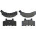 104.02150 by CENTRIC - Posi Quiet Semi-Metallic Brake Pads with Hardware