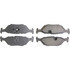 104.02790 by CENTRIC - Posi Quiet Semi-Metallic Brake Pads with Hardware