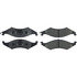 104.03240 by CENTRIC - Posi Quiet Semi-Metallic Brake Pads with Hardware