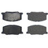 104.03560 by CENTRIC - Posi Quiet Semi-Metallic Brake Pads with Hardware